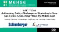SPE 170393 Addressing Safety Challenges of Operating in Sour Gas Fields: A Case Study from the Middle East PowerPoint PPT Presentation