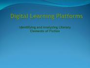 Digital Learning Platforms
