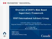 Overview of OSFI