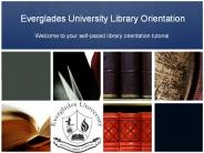 Everglades University Library Orientation