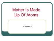 Matter Is Made Up Of Atoms