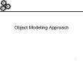 Object Modeling Approach PowerPoint PPT Presentation