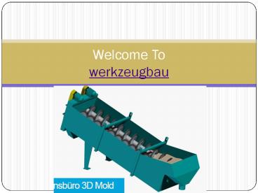 werkzeugbau