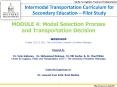 Intermodal Transportation Curriculum for Secondary Education  PowerPoint PPT Presentation