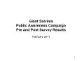 Giant Salvinia Public Awareness Campaign Pre and Post Survey Results PowerPoint PPT Presentation