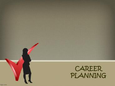 Career Planning