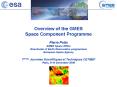 Overview of the GMES Space Component Programme Pierre Potin GMES Space Office Directorate of Earth Observation programmes European Space Agency 7i PowerPoint PPT Presentation