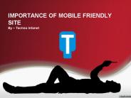 Importance of Mobile Friendly Site