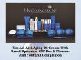 Use An Anti-Aging Bb Cream With Broad Spectrum SPF For A Flawless And Youthful Complexion PowerPoint PPT Presentation