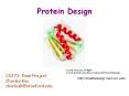 Protein Design PowerPoint PPT Presentation