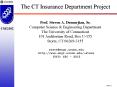 The CT Insurance Department Project PowerPoint PPT Presentation