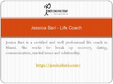 Jessica Bari - Professional Life Coach in Miami