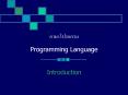 ??????????? Programming Language PowerPoint PPT Presentation