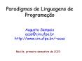 Paradigmas de Linguagens de Programa PowerPoint PPT Presentation
