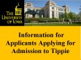 Information for Applicants Applying for Admission to Tippie PowerPoint PPT Presentation