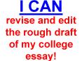 revise and edit the rough draft of my college essay! PowerPoint PPT Presentation