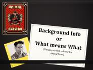 Background Info or What means What