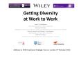 Getting Diversity at Work to Work PowerPoint PPT Presentation