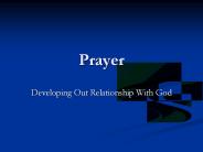 Prayer