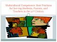 Multicultural Competence: Best Practices for Serving Students, Parents, and Teachers in the 21st Century PowerPoint PPT Presentation