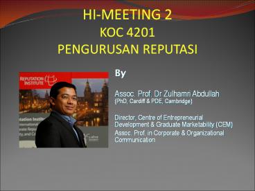 Assoc. Prof. Dr Zulhamri Abdullah (PhD, Cardiff