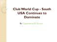 Watch Copa America 2015 Live PowerPoint PPT Presentation