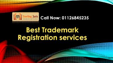 Best Trademark Registration Service