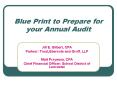 Blue Print to Prepare for your Annual Audit PowerPoint PPT Presentation