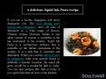 A delicious Squid Ink Pasta recipe PowerPoint PPT Presentation