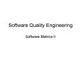 Software Quality Engineering PowerPoint PPT Presentation