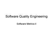 Software Quality Engineering