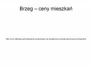 Brzeg - ceny mieszkań 2014