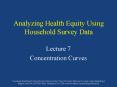 Analyzing Health Equity Using Household Survey Data PowerPoint PPT Presentation