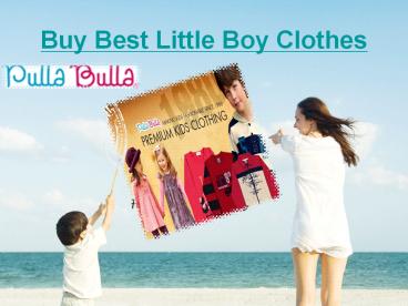 Little boy clothes/clothing
