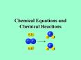 Chemical Equations and Chemical Reactions PowerPoint PPT Presentation