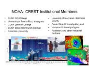 NOAA- CREST Institutional Members