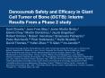 Denosumab Safety and Efficacy in Giant Cell Tumor of Bone (GCTB): Interim Results From a Phase PowerPoint PPT Presentation