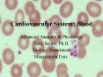 Cardiovascular System: Blood PowerPoint PPT Presentation