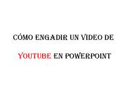 youtube en powerpoint