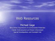 Web Resources