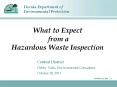 What to Expect from a Hazardous Waste Inspection PowerPoint PPT Presentation