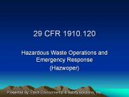 29 CFR 1910.120