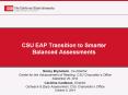 CSU EAP Transition to Smarter Balanced Assessments PowerPoint PPT Presentation