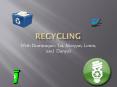 Recycling PowerPoint PPT Presentation