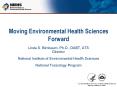 Moving Environmental Health Sciences Forward PowerPoint PPT Presentation