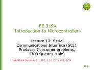 EE 319K Introduction to Microcontrollers