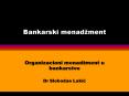 Bankarski menad PowerPoint PPT Presentation