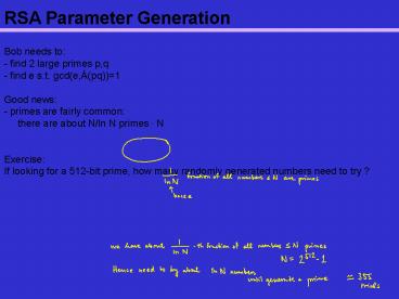 RSA Parameter Generation