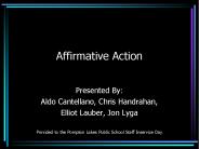 Affirmative Action
