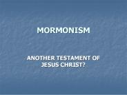 MORMONISM